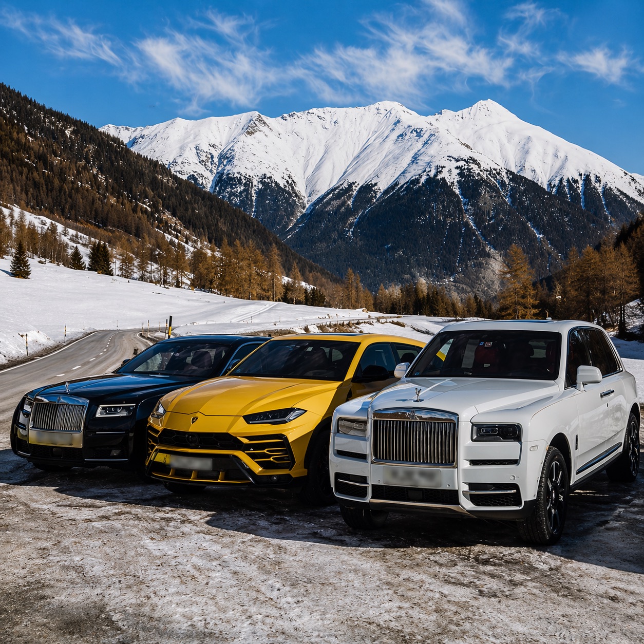 Supercar rally - 5 countries